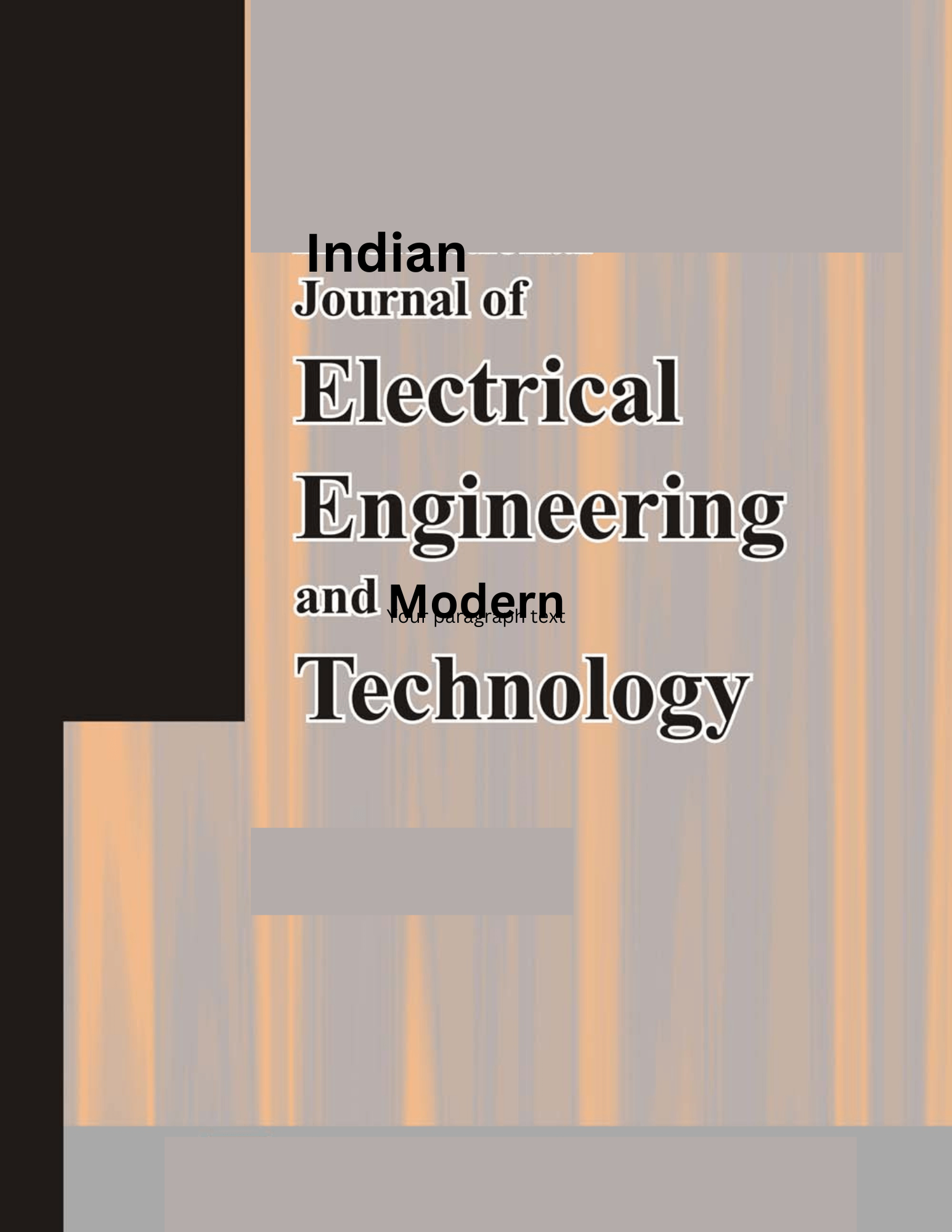 Indian Journal of Electrical Engineering and Modern Technology