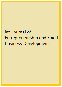 Int. Journal of Entrepreneurship and Small Business Development