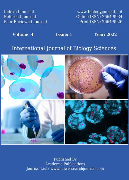 International Journal of Biology Sciences (NAAS Rated)