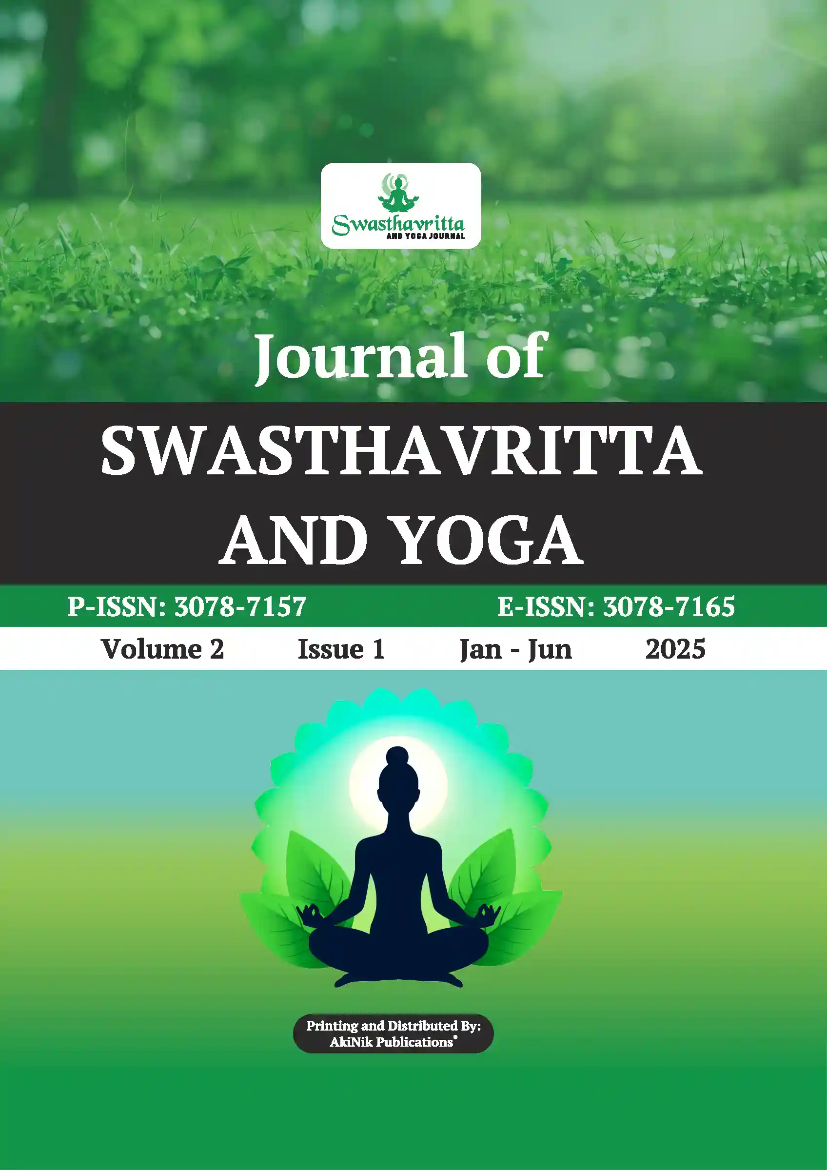 Journal of SWASTHAVRITTA and Yoga